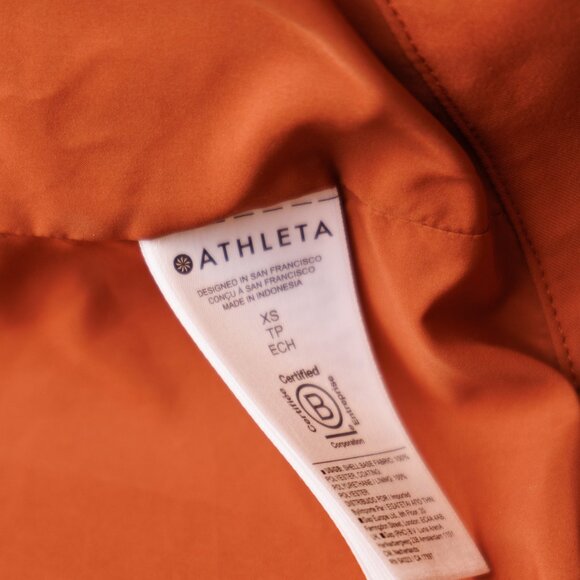 Athleta Rainout Sutro Long Trench XS Womens Nutmeg - Picture 8 of 11